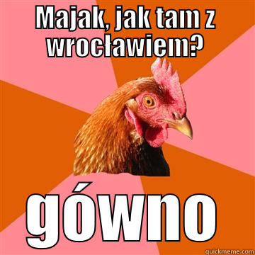 MAJAK, JAK TAM Z WROCŁAWIEM? GÓWNO Anti-Joke Chicken