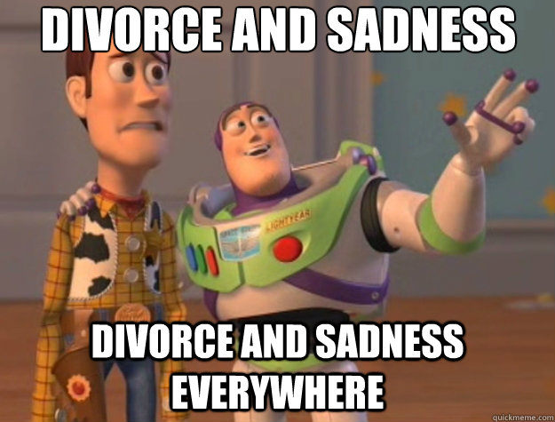 Divorce and Sadness Divorce and Sadness Everywhere  Toy Story