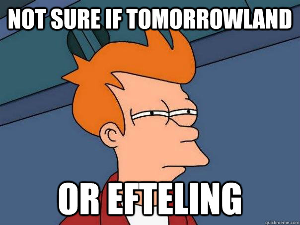 not sure if Tomorrowland or Efteling  Futurama Fry