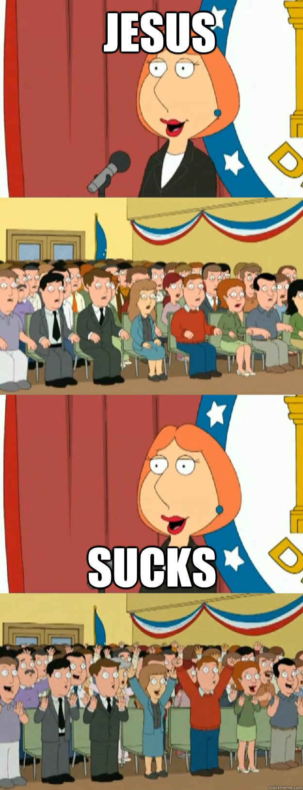 Jesus sucks  Lois Griffin