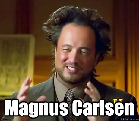  Magnus Carlsen -  Magnus Carlsen  Alien guy