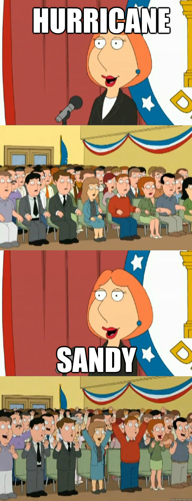 hurricane sandy  Lois Griffin