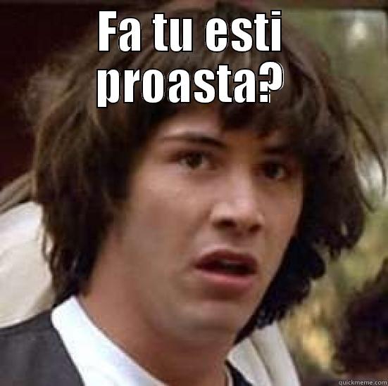 FA TU ESTI PROASTA?  conspiracy keanu