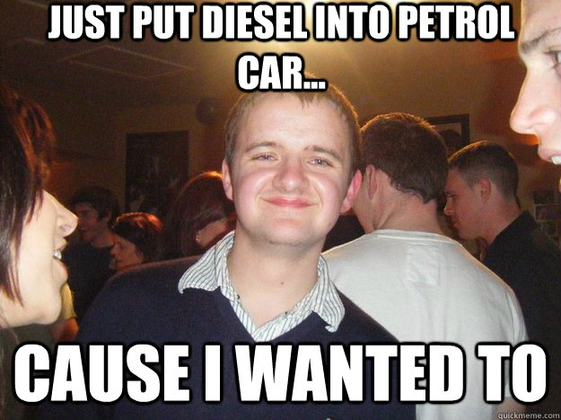 Just put diesel into petrol car... Cause i wanted to - Just put diesel into petrol car... Cause i wanted to  Figo