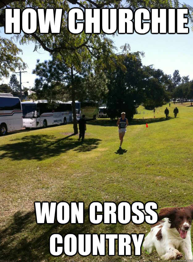 How churchie won cross country  churchie xc