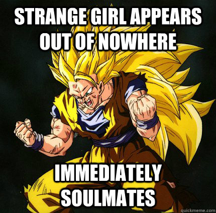 strange Girl appears out of nowhere immediately soulmates  Anime Logic