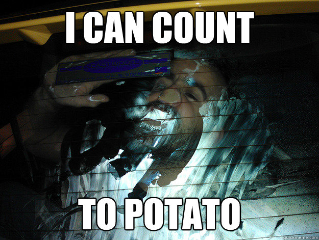 I can count To potato - I can count To potato  I can count to potato