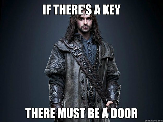 if there's a key there must be a door - if there's a key there must be a door  Misc