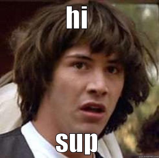 haha lol - HI SUP conspiracy keanu