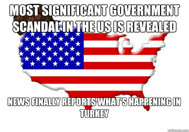 Most significant government scandal in the US is revealed  News finally reports what's happening in Turkey  