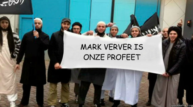 MARK VERVER IS
ONZE PROFEET  Sharia4captioncontests