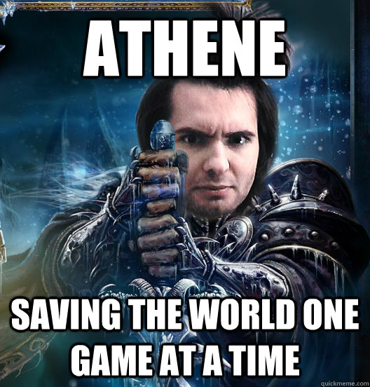 ATHENE Saving the world one game at a time - ATHENE Saving the world one game at a time  Athene save the world