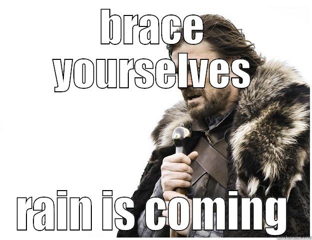 BRACE YOURSELVES RAIN IS COMING Imminent Ned