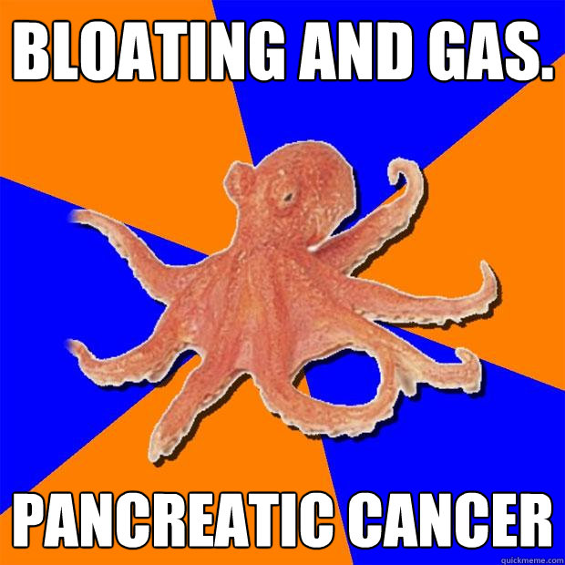 bloating and gas. Pancreatic cancer - bloating and gas. Pancreatic cancer  Online Diagnosis Octopus