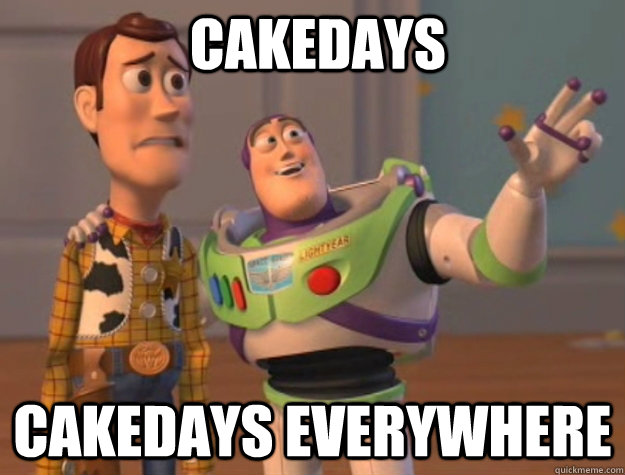 Cakedays Cakedays everywhere  Buzz Lightyear