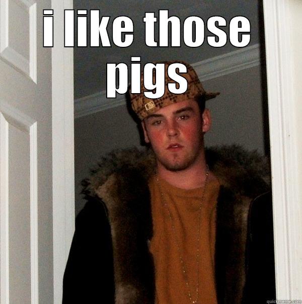 I LIKE THOSE PIGS  Scumbag Steve