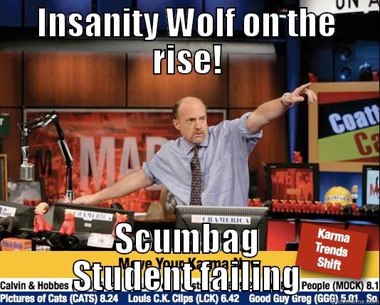 INSANITY WOLF ON THE RISE! SCUMBAG STUDENT FAILING Mad Karma with Jim Cramer