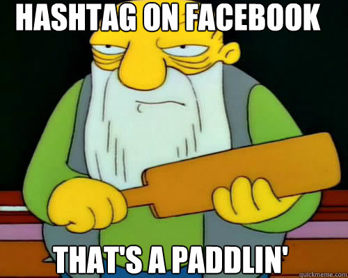 Hashtag on facebook that's a paddlin' - Hashtag on facebook that's a paddlin'  Misc