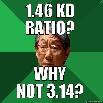 KD RATIO - 1.46 KD RATIO? WHY NOT 3.14? High Expectations Asian Father