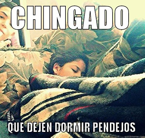 CHINGADO QUE DEJEN DORMIR PENDEJOS Misc