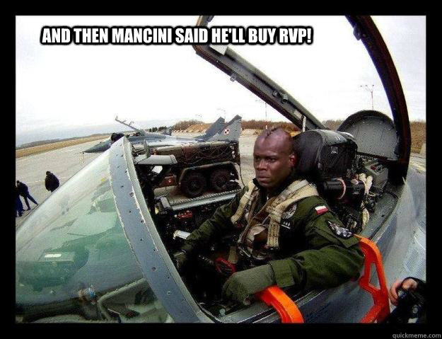 And then Mancini said he'll buy RVP!  Our Cute Sir Mario Balotelli