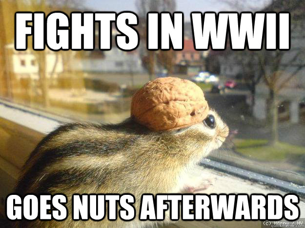 Fights in WWII Goes nuts afterwards  Adventure Chipmunk