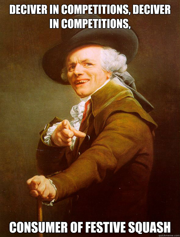 deciver in competitions, deciver in competitions, consumer of festive squash - deciver in competitions, deciver in competitions, consumer of festive squash  Joseph Ducreux