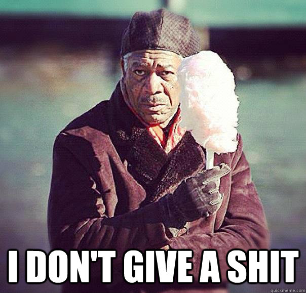 i don't give a shit - i don't give a shit  cotton candy