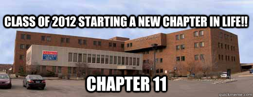 Chapter 11 Class of 2012 starting a new chapter in life!!  