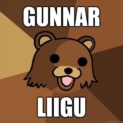 Gunnar Liigu - Gunnar Liigu  Pedobear