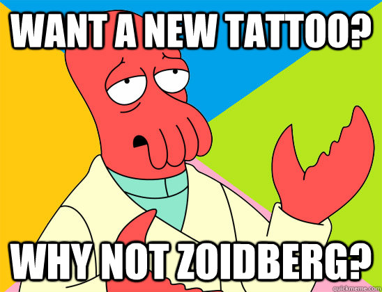 Want a new Tattoo? why not zoidberg? - Want a new Tattoo? why not zoidberg?  Misc