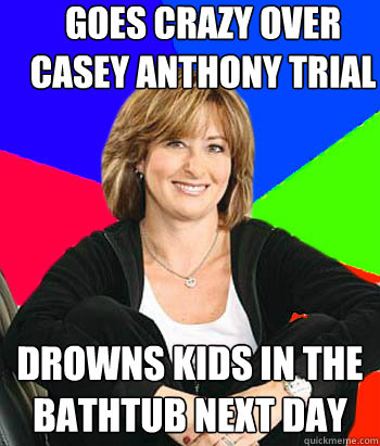 Goes Crazy over Casey Anthony trial Drowns kids in the bathtub next day - Goes Crazy over Casey Anthony trial Drowns kids in the bathtub next day  Sheltering Suburban Mom