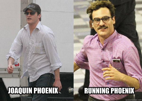 Joaquin Phoenix Running Phoenix  Joaquin Phoenix