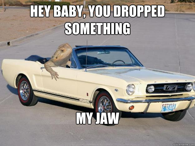 Hey baby, You dropped something My jaw

  Pickup Dragon