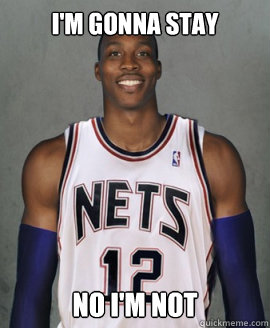 I'm gonna stay No i'm not - I'm gonna stay No i'm not  Dwight2Brooklyn