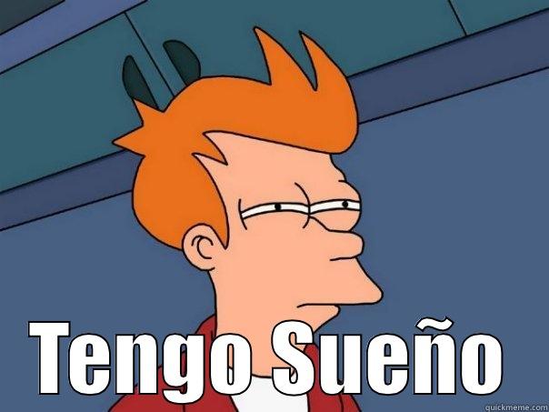  TENGO SUEÑO Futurama Fry