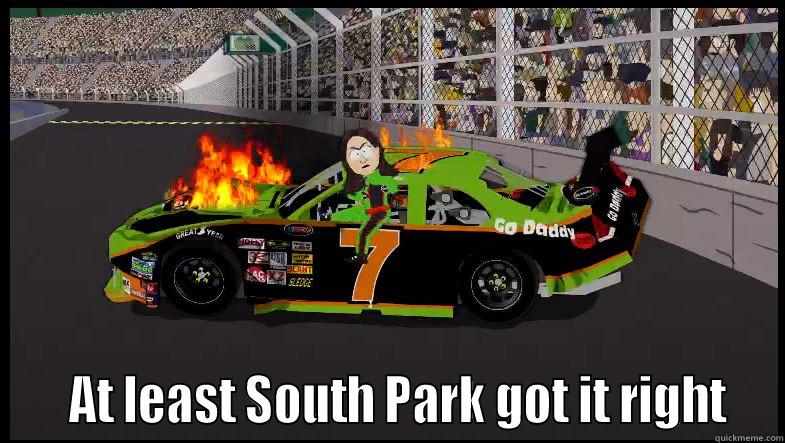 Danica Patrick South Park -     AT LEAST SOUTH PARK GOT IT RIGHT  Misc