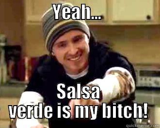                YEAH...                             SALSA VERDE IS MY BITCH! Misc