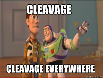 Cleavage cleavage everywhere - Cleavage cleavage everywhere  woody and buzz