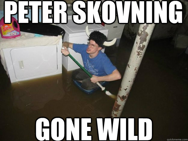 Peter Skovning Gone Wild - Peter Skovning Gone Wild  Do the laundry they said