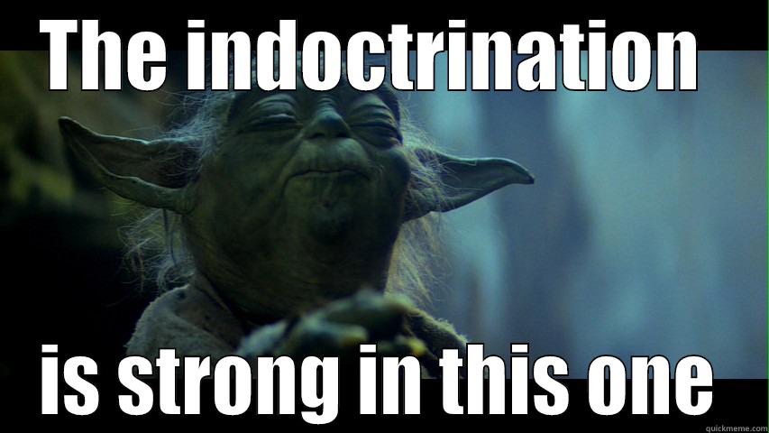 yoda indoc - THE INDOCTRINATION  IS STRONG IN THIS ONE Misc