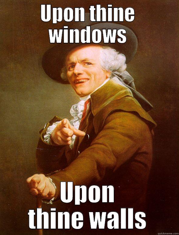 UPON THINE WINDOWS UPON THINE WALLS Joseph Ducreux