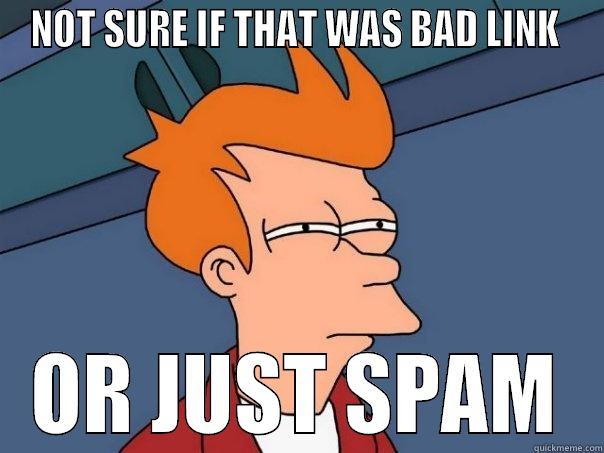 Spammy Spam Spam - NOT SURE IF THAT WAS BAD LINK  OR JUST SPAM Futurama Fry