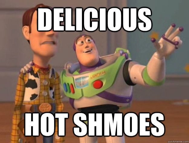 delicious hot shmoes  Buzz Lightyear