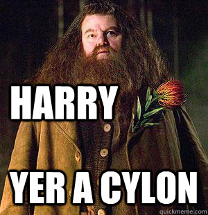 HARRY YER A CYLON  Hagrid