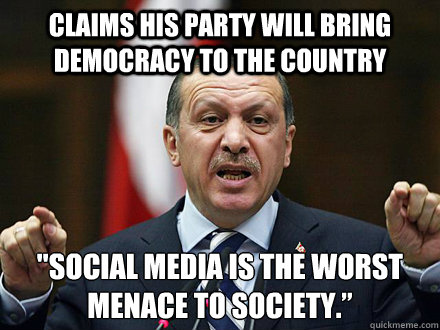 Claims his party will bring democracy to the country 