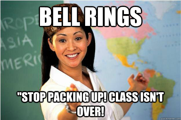 Bell rings 