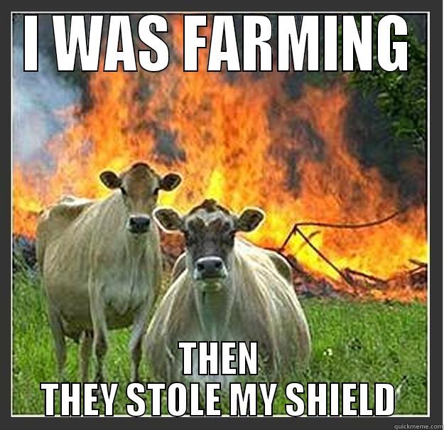 farming smelting - I WAS FARMING THEN THEY STOLE MY SHIELD Evil cows