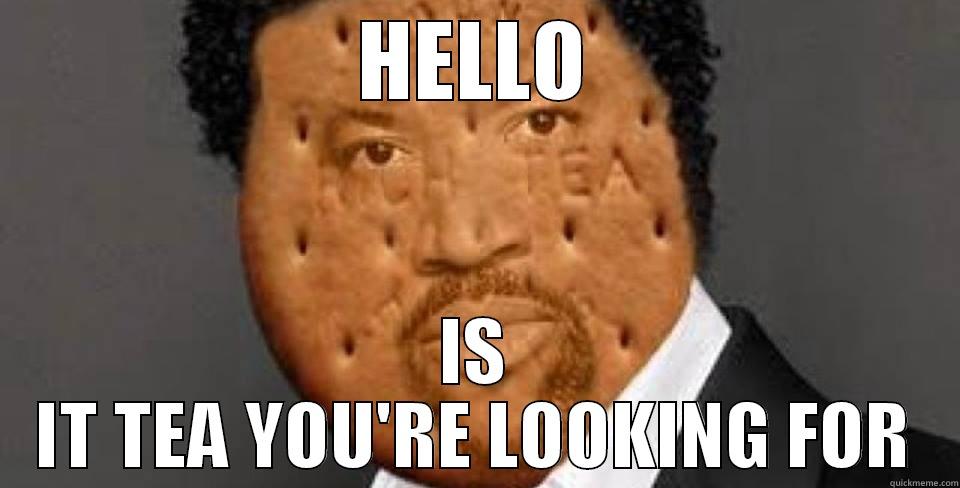 Lionel Richtea - HELLO IS IT TEA YOU'RE LOOKING FOR Misc