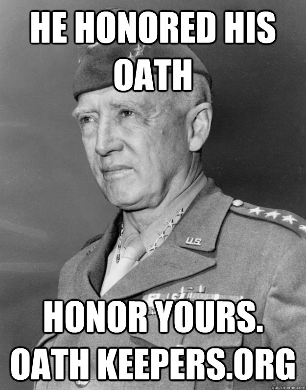 he honored his oath honor yours. Oath keepers.org  Oath Keepers